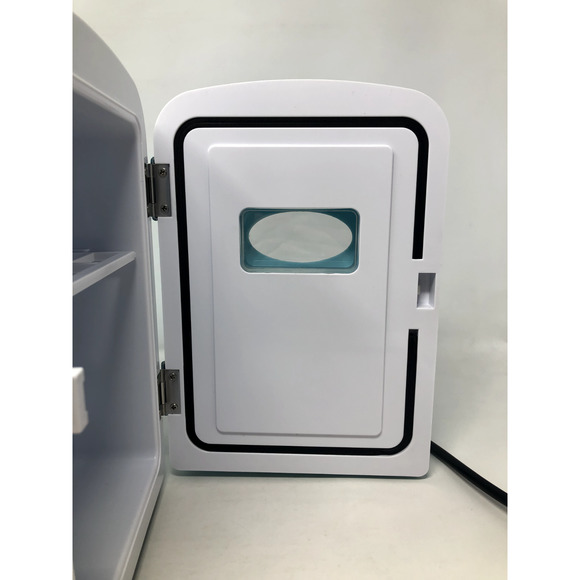 Koolatron Light Blue Mini Fridge 6 Can AC/DC Thermoelectric Cooler Tested Works - Picture 13 of 16